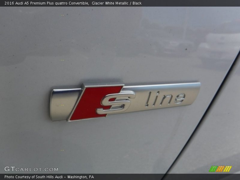 Glacier White Metallic / Black 2016 Audi A5 Premium Plus quattro Convertible