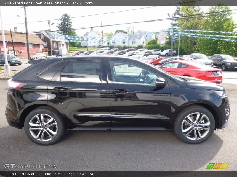 Shadow Black / Ebony 2016 Ford Edge Sport AWD