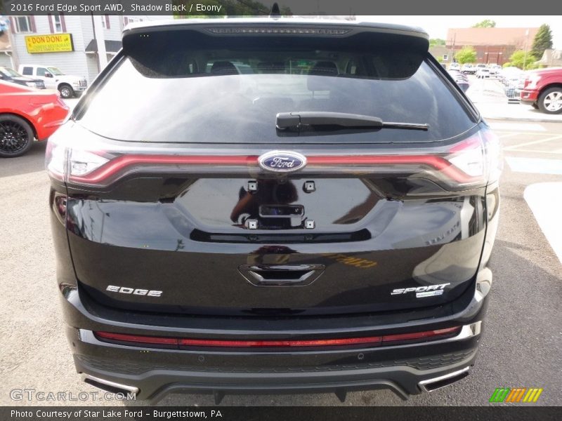 Shadow Black / Ebony 2016 Ford Edge Sport AWD