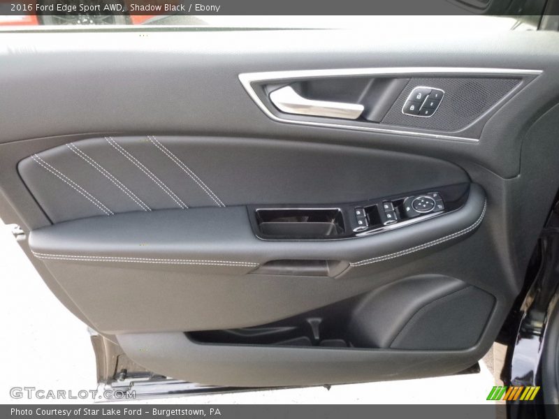 Shadow Black / Ebony 2016 Ford Edge Sport AWD