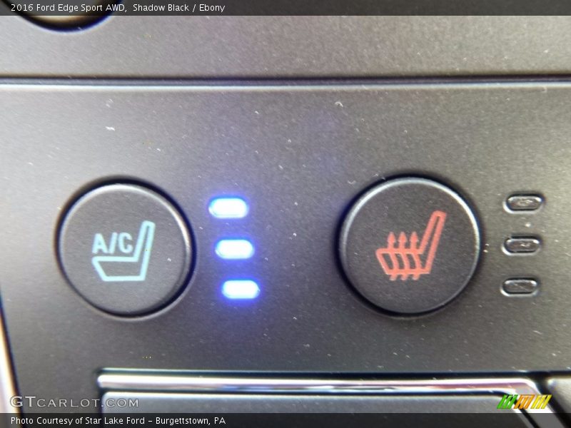 Shadow Black / Ebony 2016 Ford Edge Sport AWD