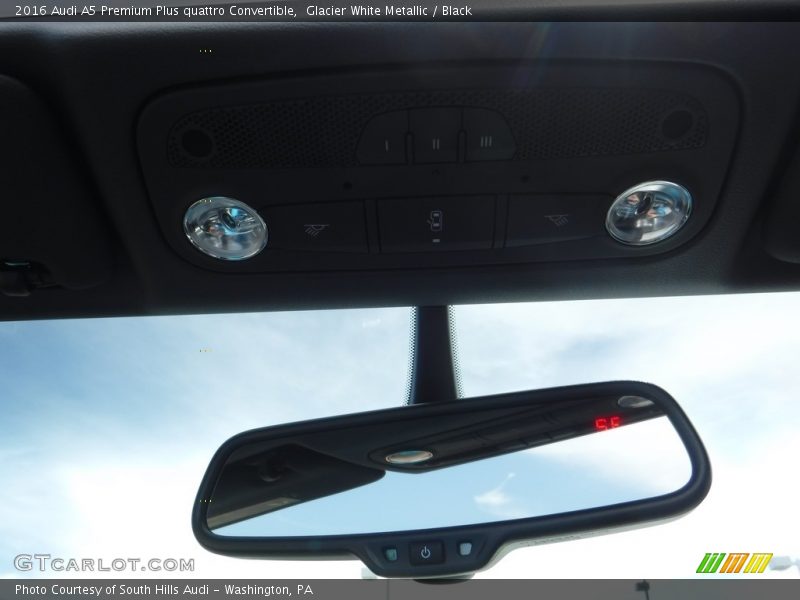 Glacier White Metallic / Black 2016 Audi A5 Premium Plus quattro Convertible