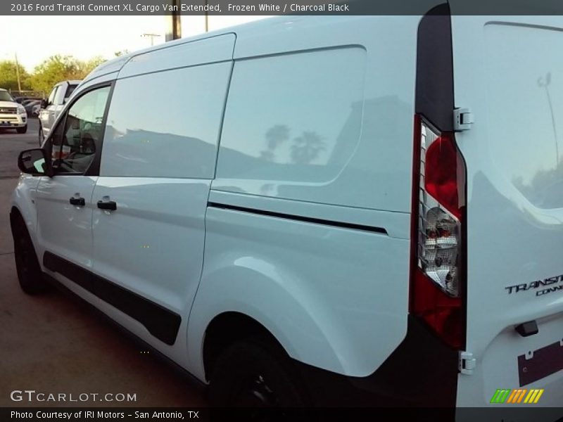 Frozen White / Charcoal Black 2016 Ford Transit Connect XL Cargo Van Extended