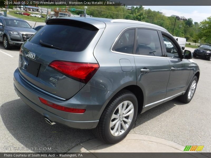 Monsoon Gray Metallic / Black 2016 Audi Q5 2.0 TFSI Premium quattro