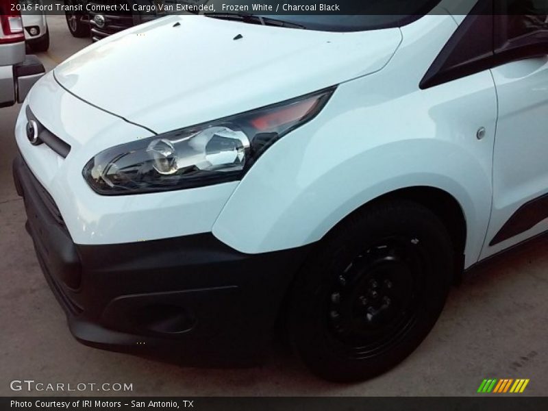 Frozen White / Charcoal Black 2016 Ford Transit Connect XL Cargo Van Extended