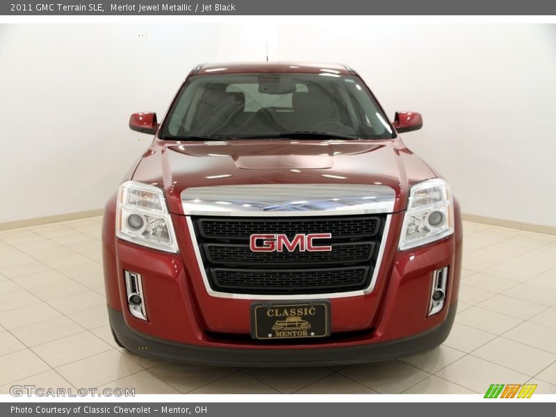 Merlot Jewel Metallic / Jet Black 2011 GMC Terrain SLE