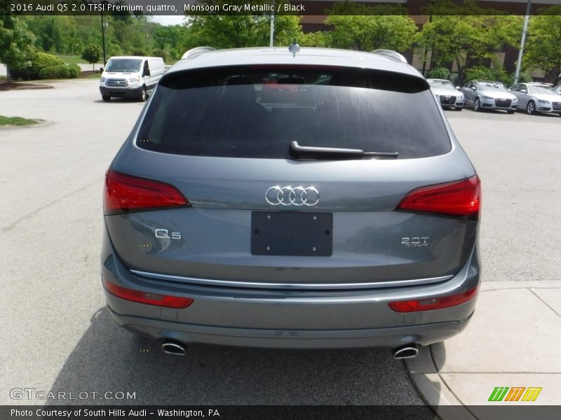 Monsoon Gray Metallic / Black 2016 Audi Q5 2.0 TFSI Premium quattro
