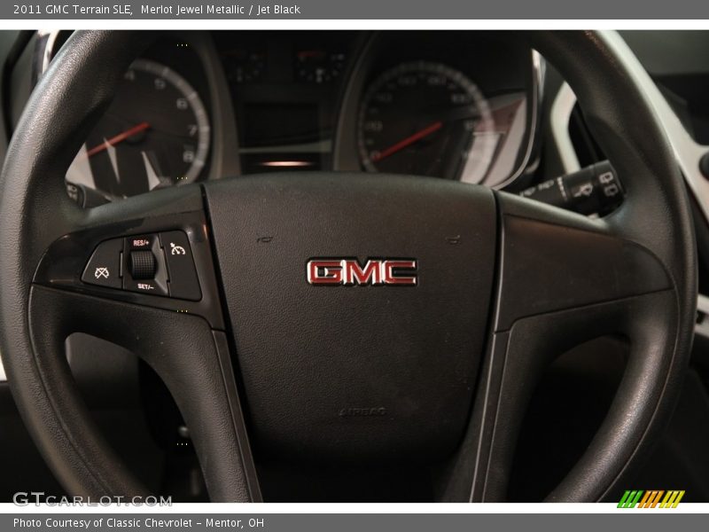 Merlot Jewel Metallic / Jet Black 2011 GMC Terrain SLE