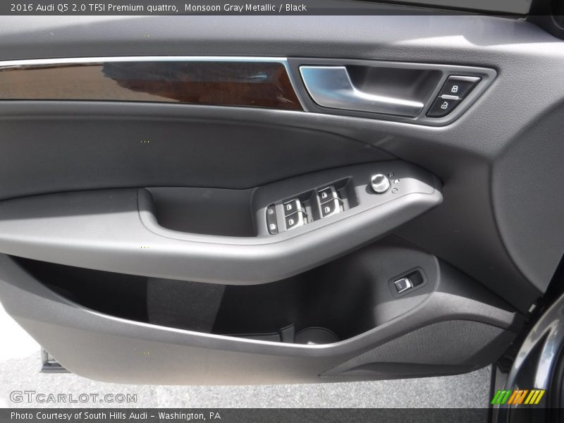 Monsoon Gray Metallic / Black 2016 Audi Q5 2.0 TFSI Premium quattro