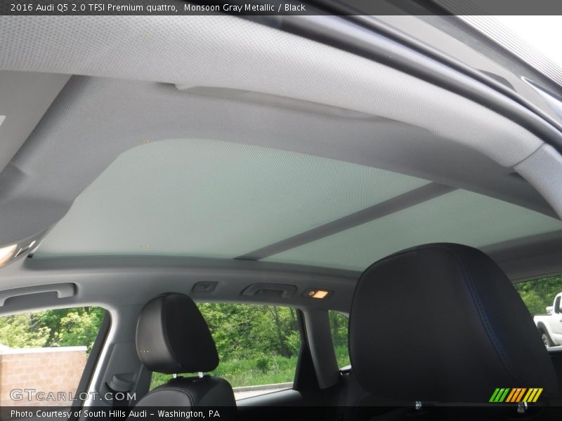 Monsoon Gray Metallic / Black 2016 Audi Q5 2.0 TFSI Premium quattro