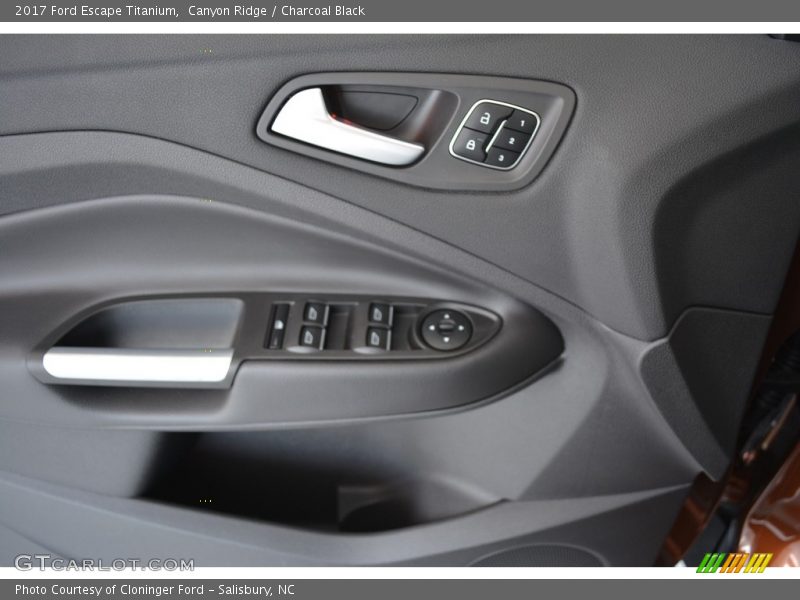 Canyon Ridge / Charcoal Black 2017 Ford Escape Titanium