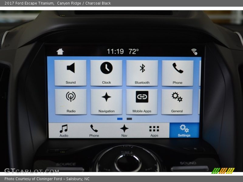 Canyon Ridge / Charcoal Black 2017 Ford Escape Titanium