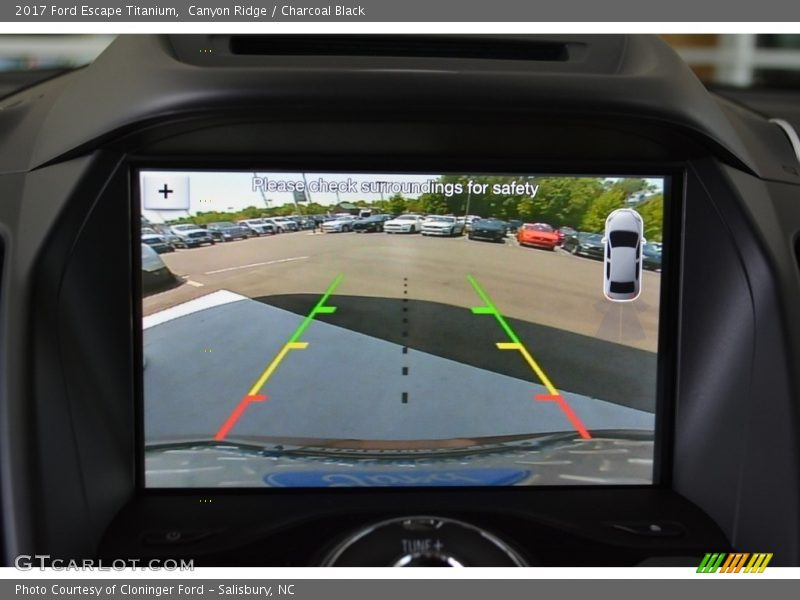 Canyon Ridge / Charcoal Black 2017 Ford Escape Titanium