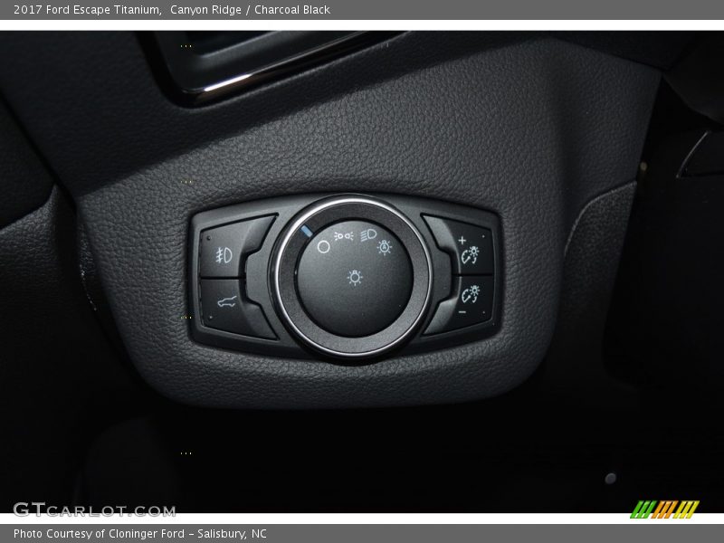 Canyon Ridge / Charcoal Black 2017 Ford Escape Titanium