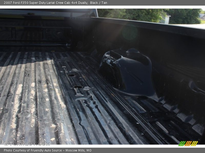Black / Tan 2007 Ford F350 Super Duty Lariat Crew Cab 4x4 Dually