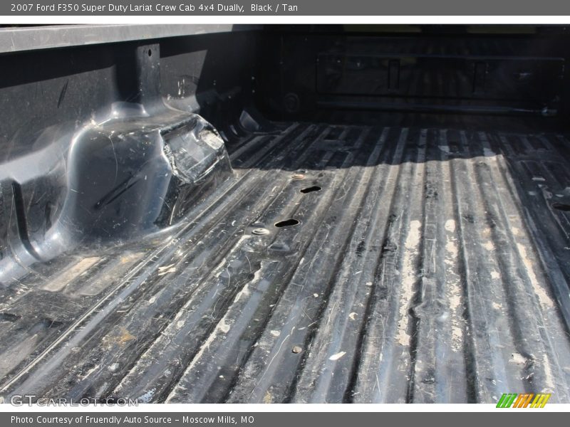 Black / Tan 2007 Ford F350 Super Duty Lariat Crew Cab 4x4 Dually