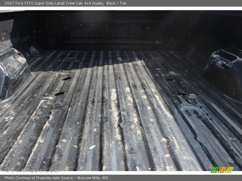 Black / Tan 2007 Ford F350 Super Duty Lariat Crew Cab 4x4 Dually