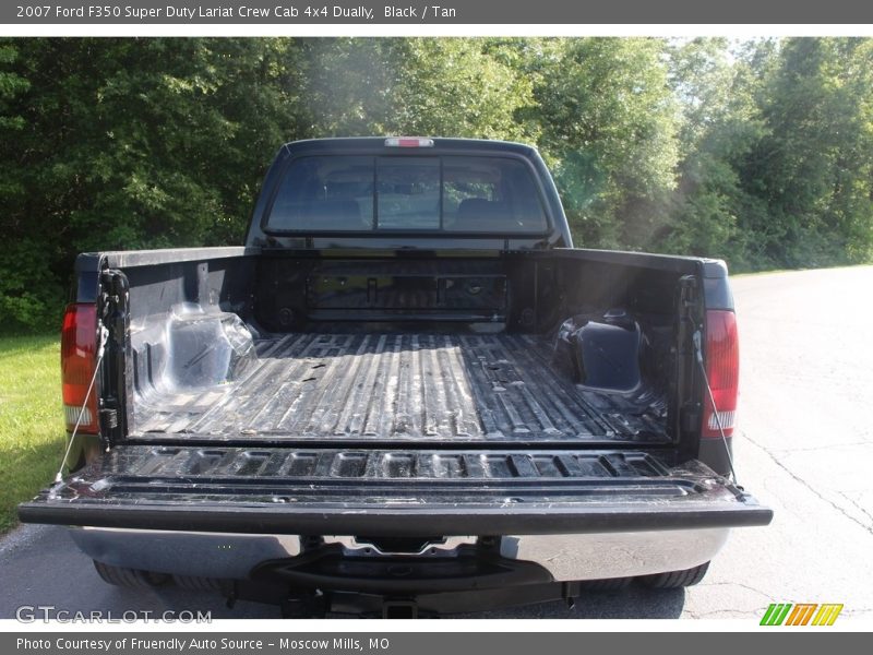 Black / Tan 2007 Ford F350 Super Duty Lariat Crew Cab 4x4 Dually