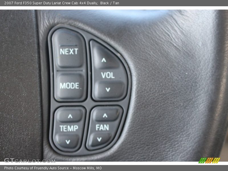Black / Tan 2007 Ford F350 Super Duty Lariat Crew Cab 4x4 Dually