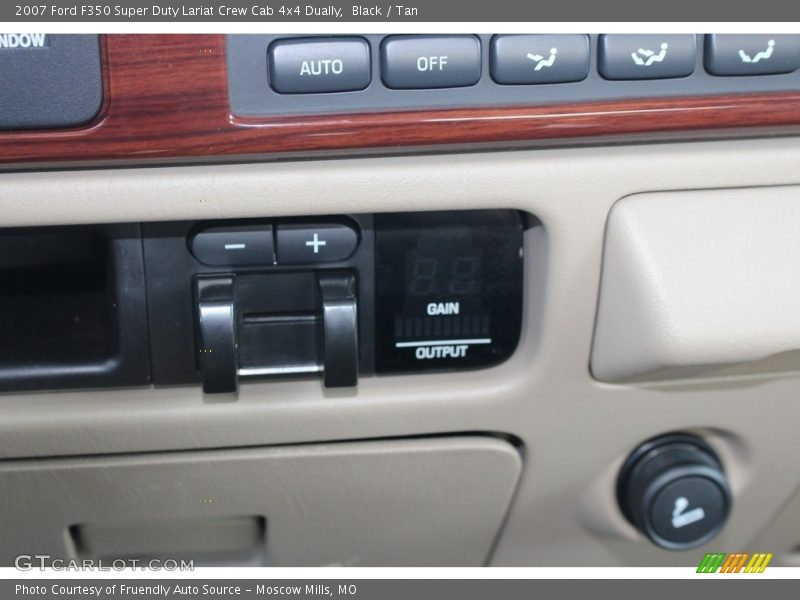 Black / Tan 2007 Ford F350 Super Duty Lariat Crew Cab 4x4 Dually