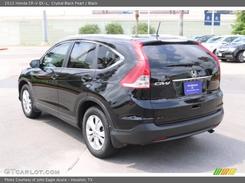 Crystal Black Pearl / Black 2013 Honda CR-V EX-L