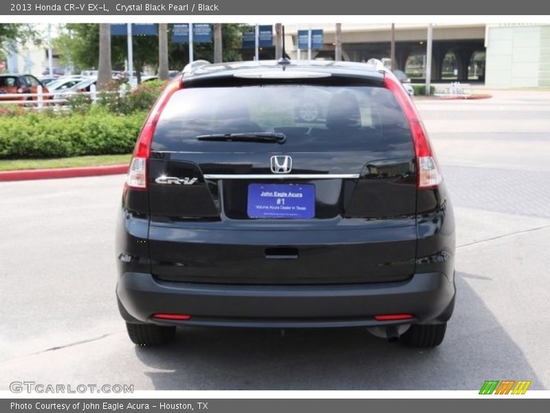 Crystal Black Pearl / Black 2013 Honda CR-V EX-L