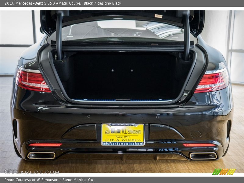Black / designo Black 2016 Mercedes-Benz S 550 4Matic Coupe