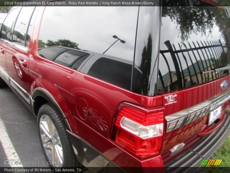 Ruby Red Metallic / King Ranch Mesa Brown/Ebony 2016 Ford Expedition EL King Ranch