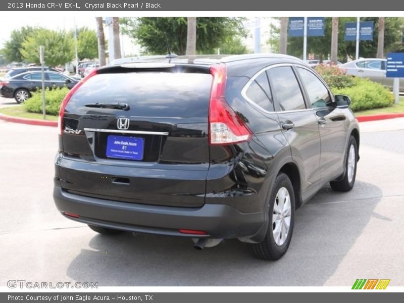 Crystal Black Pearl / Black 2013 Honda CR-V EX-L
