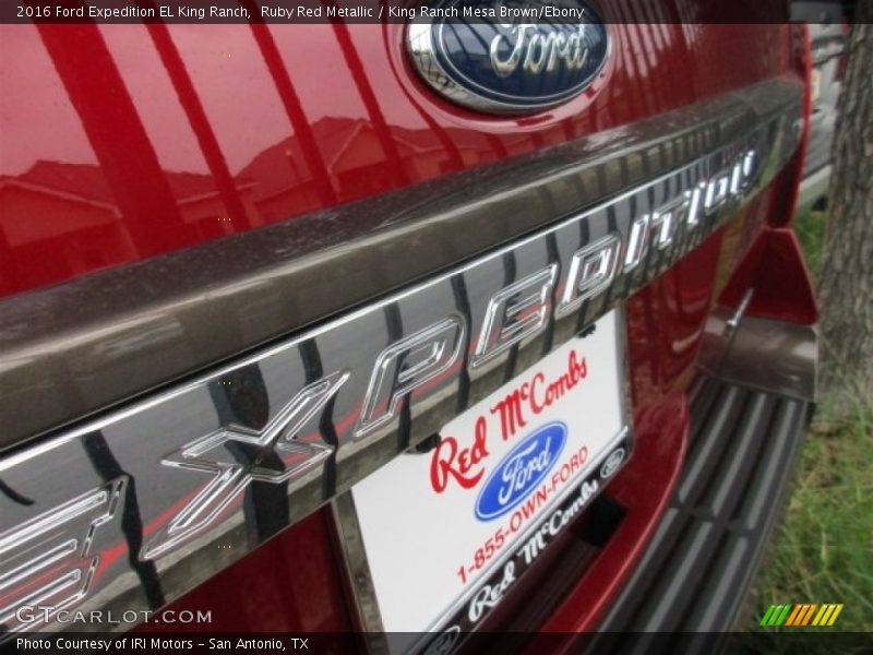 Ruby Red Metallic / King Ranch Mesa Brown/Ebony 2016 Ford Expedition EL King Ranch