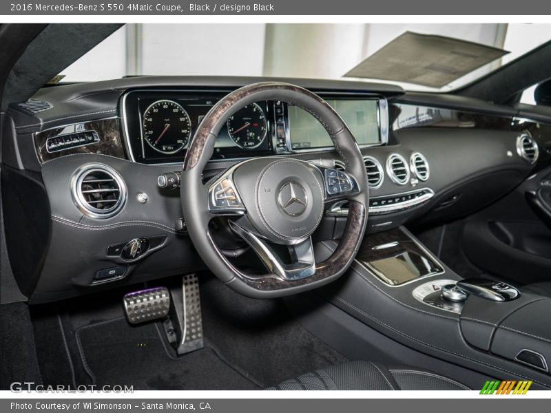 Dashboard of 2016 S 550 4Matic Coupe