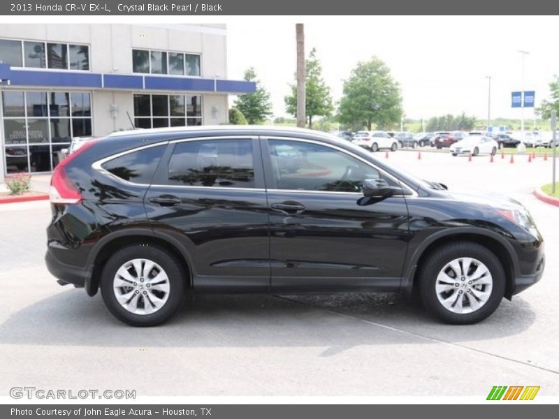 Crystal Black Pearl / Black 2013 Honda CR-V EX-L