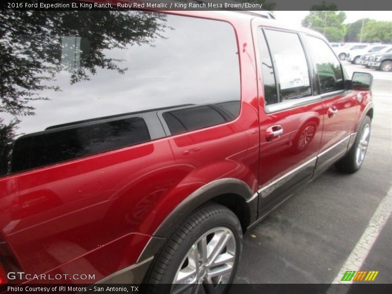Ruby Red Metallic / King Ranch Mesa Brown/Ebony 2016 Ford Expedition EL King Ranch