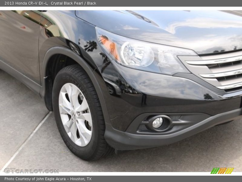 Crystal Black Pearl / Black 2013 Honda CR-V EX-L