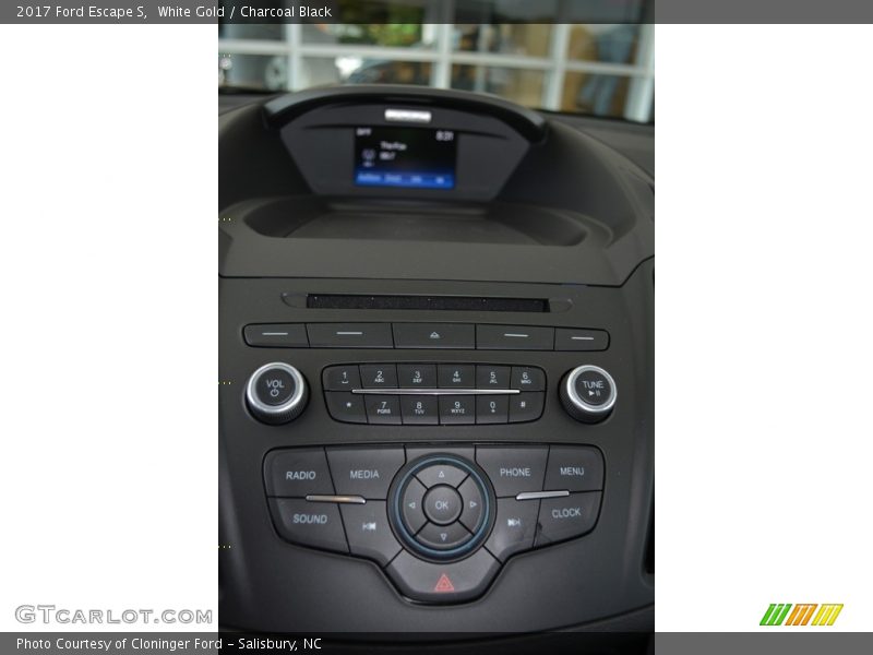 White Gold / Charcoal Black 2017 Ford Escape S