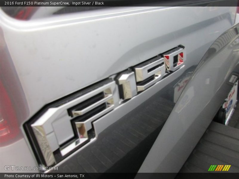 Ingot Silver / Black 2016 Ford F150 Platinum SuperCrew