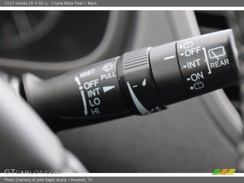 Crystal Black Pearl / Black 2013 Honda CR-V EX-L