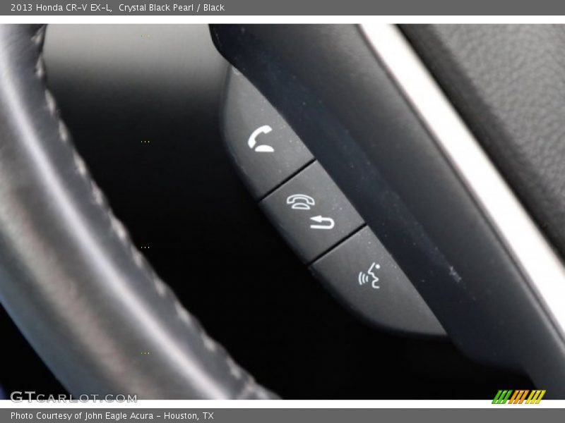 Crystal Black Pearl / Black 2013 Honda CR-V EX-L