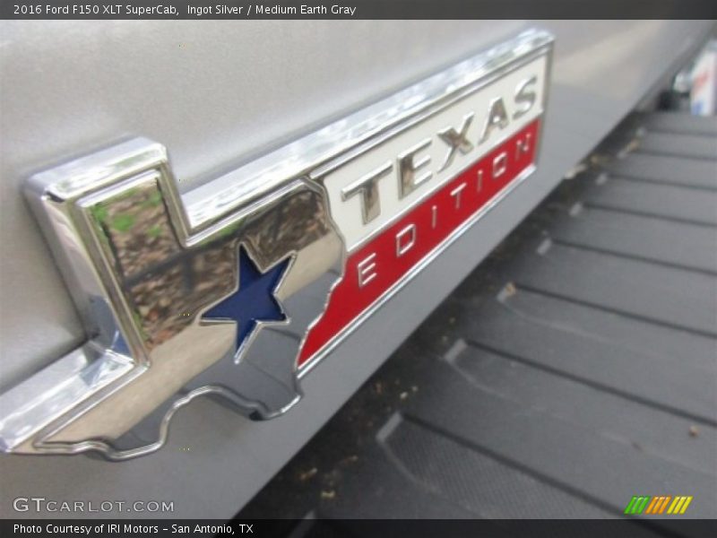 Ingot Silver / Medium Earth Gray 2016 Ford F150 XLT SuperCab