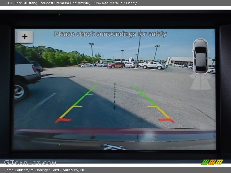 Ruby Red Metallic / Ebony 2016 Ford Mustang EcoBoost Premium Convertible