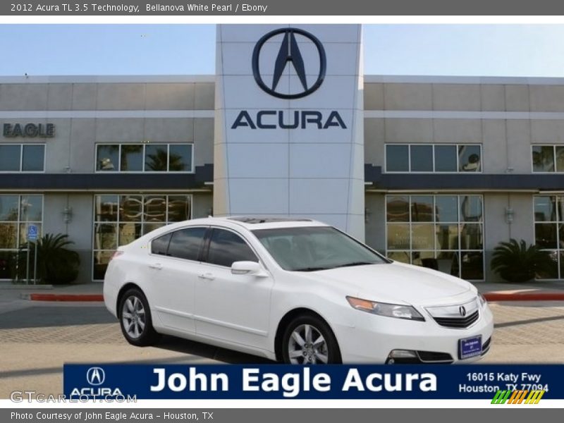 Bellanova White Pearl / Ebony 2012 Acura TL 3.5 Technology