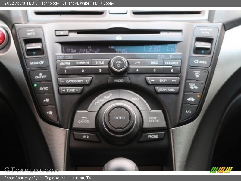 Bellanova White Pearl / Ebony 2012 Acura TL 3.5 Technology