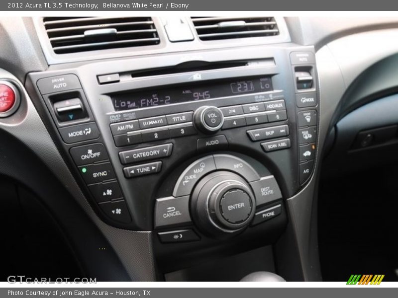Bellanova White Pearl / Ebony 2012 Acura TL 3.5 Technology