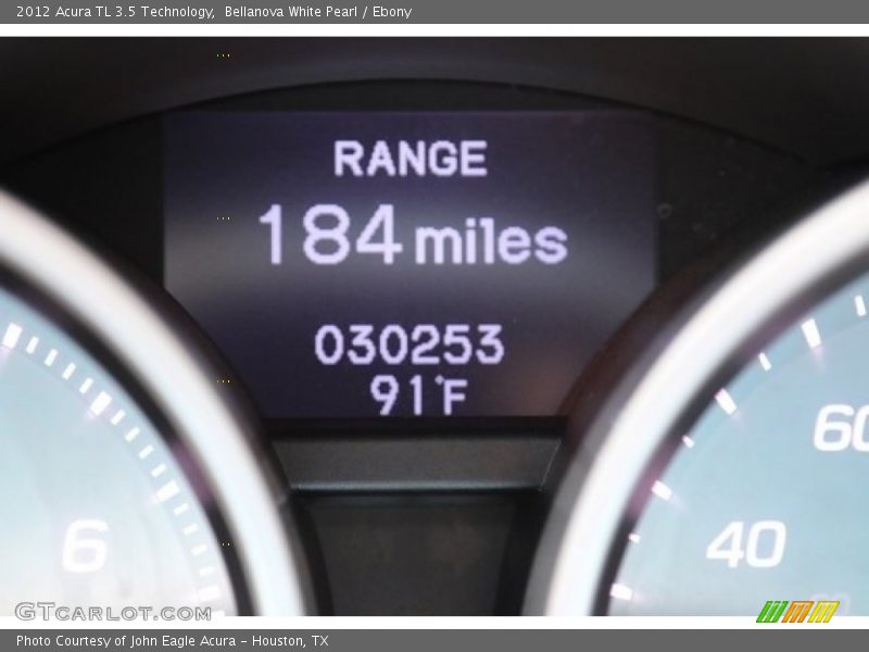 Bellanova White Pearl / Ebony 2012 Acura TL 3.5 Technology