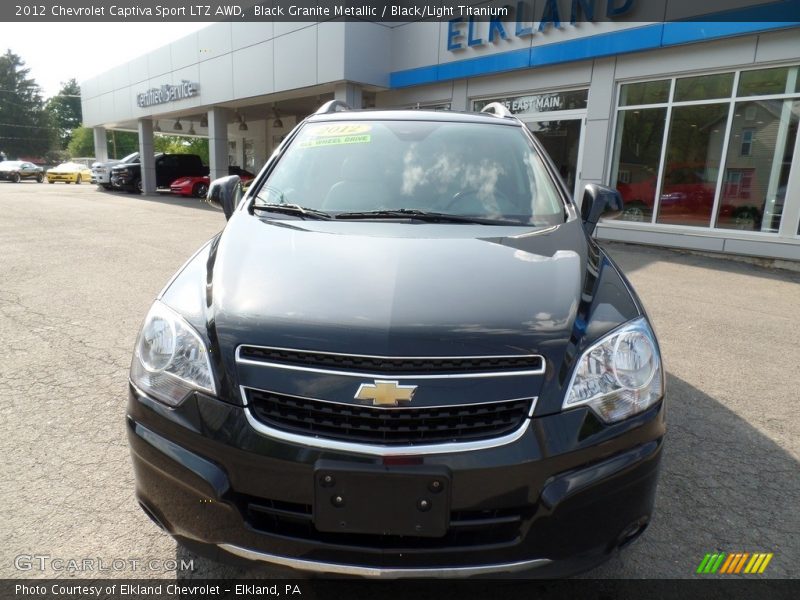 Black Granite Metallic / Black/Light Titanium 2012 Chevrolet Captiva Sport LTZ AWD