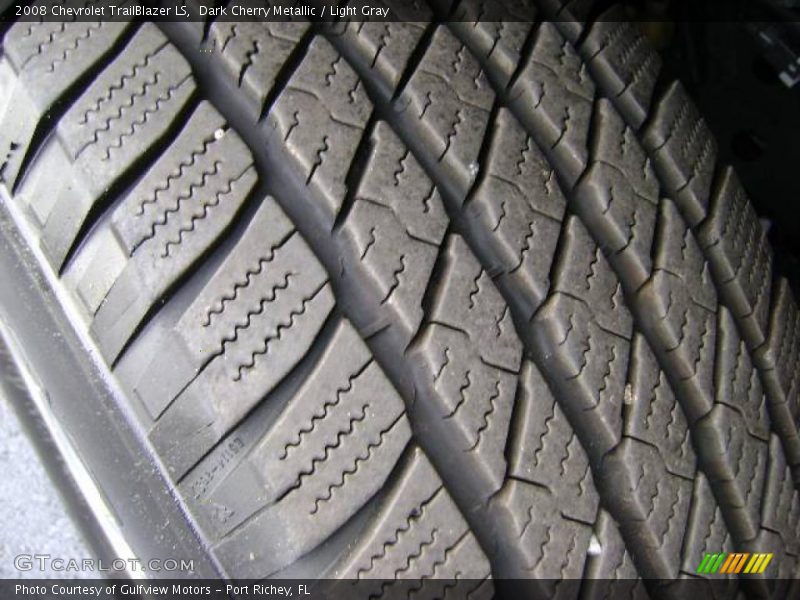 Dark Cherry Metallic / Light Gray 2008 Chevrolet TrailBlazer LS