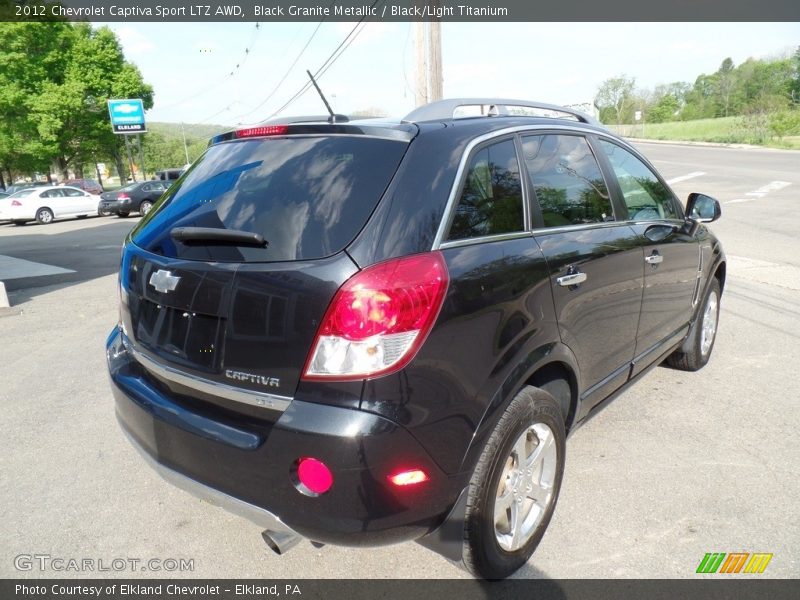 Black Granite Metallic / Black/Light Titanium 2012 Chevrolet Captiva Sport LTZ AWD