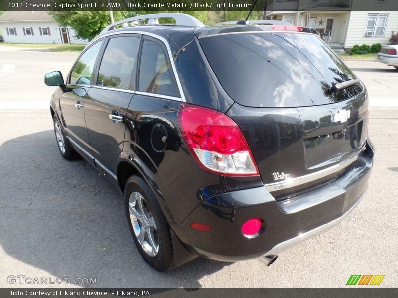 Black Granite Metallic / Black/Light Titanium 2012 Chevrolet Captiva Sport LTZ AWD