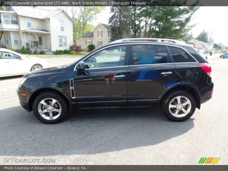 Black Granite Metallic / Black/Light Titanium 2012 Chevrolet Captiva Sport LTZ AWD