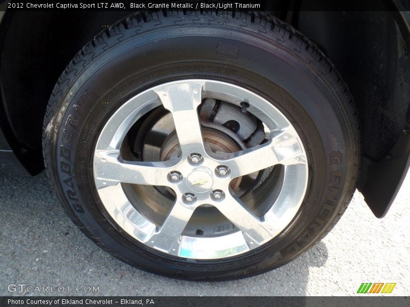 Black Granite Metallic / Black/Light Titanium 2012 Chevrolet Captiva Sport LTZ AWD